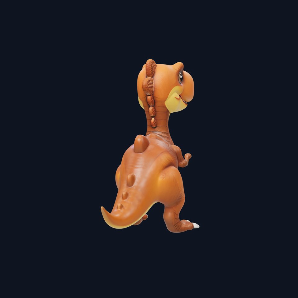 Cartoon Dinosaur Model Pack  Animated Character